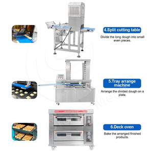 Máquina Automática para Hacer Baguettes Francesas ORME, Máquina para Hacer Pan de Hamburguesa de Acero Inoxidable, Alta Productividad, Nueva Mini Panadería, Harina, Leche, Agua - Product Image 3