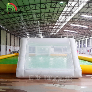 Terrain de sport gonflable Clubs de football Amusement en famille Football en plein air Arène gonflable de Zorb | Terrain de football gonflable de savon - Product Image 4