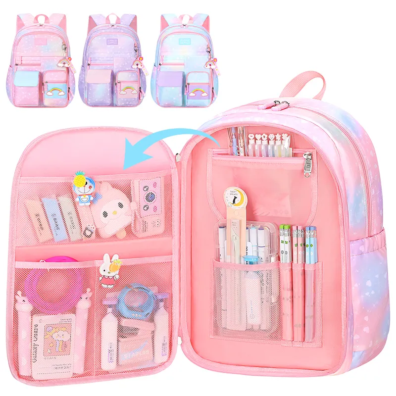 Kawaii mochila escolar infantil enfants bonne qualité étudiant école sac à dos 2023 randoseru enfant sac d'école pour fille 13 ans