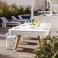 Baichen 3-in-1 Billardtisch 9 Fuß Billardtisch Anpassbarer Moderner Billardtisch mit Ledertaschen zum Verkauf