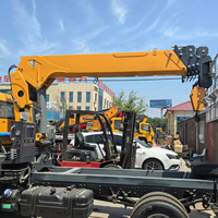SCS50-2 Soosan 2 Ton Crane Crawler Konstruksi Kecil Dua Seksi Boom Komponen Inti Gear 7.5m Tinggi Angkat 3.1m Kapasitas 5.5m