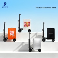 Valise intelligente motorisée 20 pouces OEM ODM personnalisée, scooter électrique, bagage à roulettes, idéale pour le Japon et la Corée