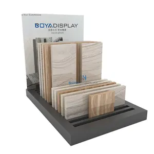 Boya Customized Fair Price shelf Multiple pieces showed sample display counter top simple timber floor display stand racks