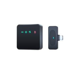 Nuevo Clip de micrófono receptor <span class=keywords><strong>Netflix</strong></span> Micrófono de reducción de ruido en vivo Mini MICRÓFONO INALÁMBRICO Lavalier para Teléfono Celular - Product Image 1