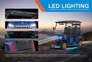 รถกอล์ฟ Greenrider Custom Off Road Street 48V แบตเตอรี่ลิเธียม 6 ที่นั่ง ดีไซน์สวยงาม - Product Image 3