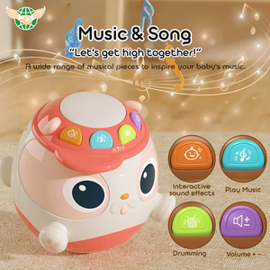 Mainan puzzle bayi, tumbler keseimbangan bayi, mainan puzzle montesori dengan suara lampu - Product Image 4