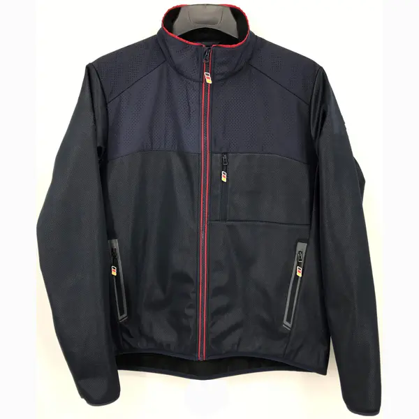 OEM custom polyester black men's softshell jacket spring autumn windbreaker motorcycle jacket