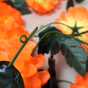 <span class=keywords><strong>L</strong></span>-050 indiano decorazione di nozze Dia De Muertos messicano Fiesta giorno <span class=keywords><strong>dei</strong></span> morti Diwali fiore di calendula artificiale - Product Image 3