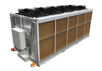 Refroidisseur d'air sec adiabatique industriel Vltherm personnalisé avec échangeur de chaleur et coussinets humides, ventilateur AC/EC 380V~480V, -30~60°C