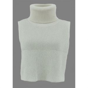 OEM/ODM gilet d'hiver sans manches pour femmes pull tricoté <span class=keywords><strong>col</strong></span> <span class=keywords><strong>roulé</strong></span> <span class=keywords><strong>cache</strong></span>-<span class=keywords><strong>cou</strong></span> avant pull de créateur tricots - Product Image 1