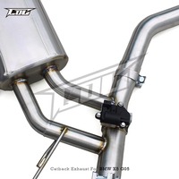 Tubos de Escape Catback de 1.5 mm de Espesor con Acabado Pulido para BMW X5/X6 M40i G05 3.0T 2019-2023, Silenciador de Acero Inoxidable Boska con Válvula