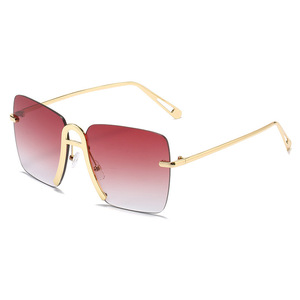 Lunettes de soleil punk euro-américaines de haute qualité, monture carrée en métal, mode luxe unisexe, tendance, protection UV400, MINGAO 90138 - Product Image 5