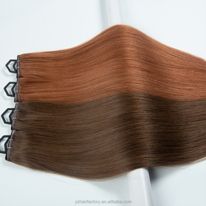 ผมต่อ Genius Butterfly Genius Weft แท้ 100% แบบเวอร์จิ้น  ชนิดร้อยเส้น  แบบ Double Drawn รุ่นใหม่ล่าสุด - Product Image 1