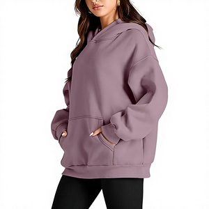 Sweat-shirts à capuche personnalisés de haute qualité pour femmes, streetwear d'hiver, pull respirant, logo brodé écologique, vierge - Product Image 4