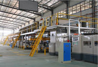 Ligne de production de carton ondulé entièrement automatique à 3, 5 et 7 plis