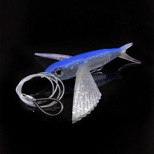 TGD – Nouvelle mouche artificielle <span class=keywords><strong>de</strong></span> haute qualité avec <span class=keywords><strong>ligne</strong></span>, 17 cm/21 cm, en PVC, kit <span class=keywords><strong>de</strong></span> leurres souples en caoutchouc pour la pêche à la traîne - Product Image 6