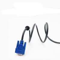 Câble de connexion VGA HD personnalisé pour moniteur d'ordinateur et projecteur, assemblage de câble durable garantit des performances vidéo stables