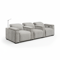 Stoff-Relaxsofa-Set Komfortables Wohnzimmer-Möbel Komplette Indoor-Lounge-Einrichtung für Familien-Treffen