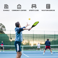 Raquettes de pickleball Loki Wholesale approuvées par l'USAPA, durables, en PP nid d'abeille, ensemble de raquettes de pickleball