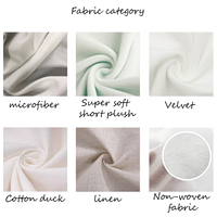 Vente en gros de housses de coussin en microfibre personnalisées 100% polyester, 45*45, en velours blanc, pour canapé, sublimation