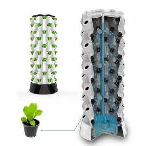 온실 파인애플 Aeroponic 성장 탑 수경법 수직 정원 시스템