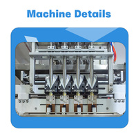 Machine de remplissage et d'emballage automatique 4/6 voies de forme irrégulière pour bar sac liquide sport gel spécial vffs