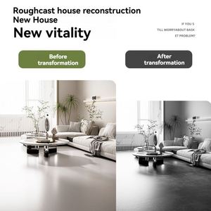 Peinture époxy à base d'eau trois-en-un pour la rénovation de la maison, résine anti-usure, application au pinceau sur panneaux de ciment décoratifs - Product Image 2