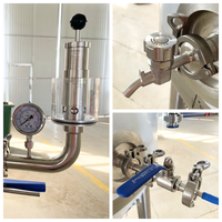 Réservoir de fermenteur d'isolation en cuivre rouge 500L pour le brassage de bière et la production de bière artisanale