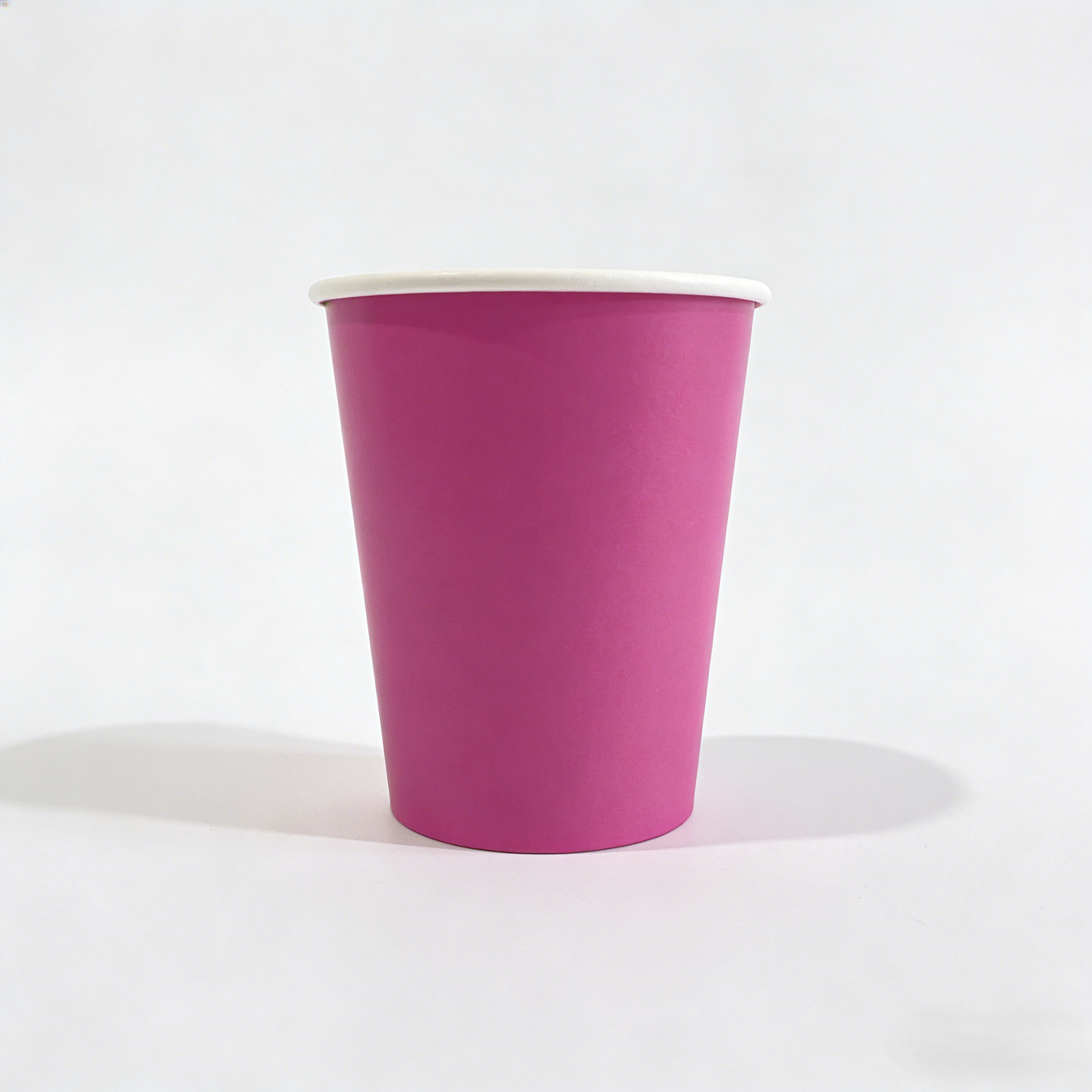 ถ้วยกระดาษ 9 ออนซ์*10 ชิ้น*สีแดงกุหลาบ