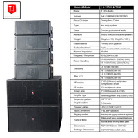 Système d'émission acoustique linéaire audio de niveau expert, haut-parleurs, conception de réseau linéaire actif/passif