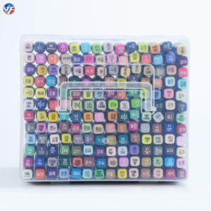 Marcadores de Arte Permanentes de Doble Punta Oblicua con Tinta a Base de Agua, 168 Colores, Estuche de Plástico Impermeable, Juego para Adultos y Niños - Product Image 2