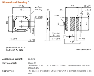 Plaque de base dissipateur thermique en aluminium et cuivre pour carte PCB COB LED OSRAM H9QP HWQP 3-5W, 8~20mm – Meilleures ventes - Product Image 6
