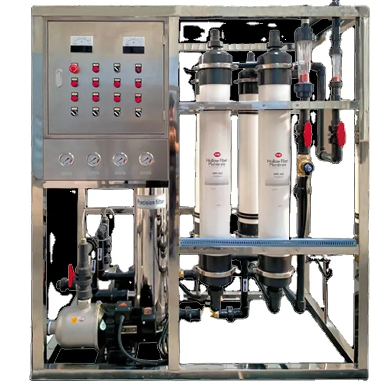 500lph uf 한외 여과 막 만들기 자동 정수기 한외 여과 필터 기계