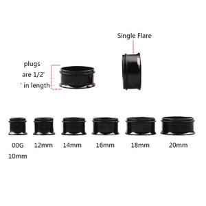 Kit d'expansion d'oreilles en acrylique et acier, 24 pièces, kit de dilatation conique, dilatateurs, ensemble de dilatation - Product Image 5