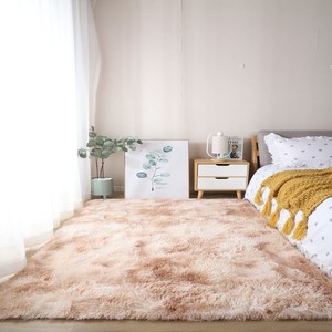 Alfombra Grande de Pelo Largo Teñida, Ultra Suave y Esponjosa, de Fibra Artificial, para Sala de Estar, Dormitorio, Habitación Infantil, Decoración de Interiores, Color Oscuro - Product Image 2