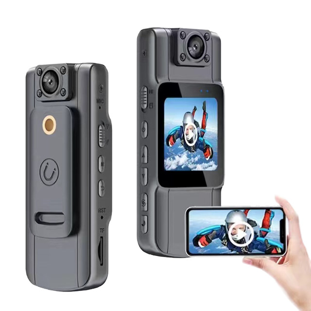 WiFi 1080P Mini Body Camera 8-hour 4K High Definition Video Recorder Portable 30fps Security Wearable Action