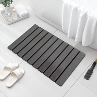 Tapis de bain en diatomite FIGOO - Antidérapant, absorbant rapidement, pliable, enroulable pour salle de bain, cuisine, baignoire