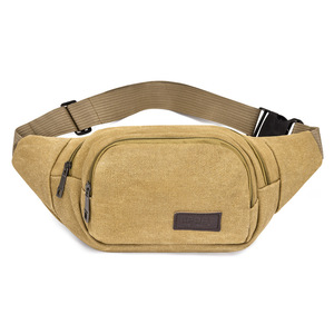 Großhandel langlebige Leinwand Männer Frauen Outdoor Sport Taillen tasche Klassische einfache Gürtel tasche Quick Release Buckle Bum <span class=keywords><strong>Hip</strong></span> Tasche - Product Image 1