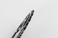 Vente chaude Chinois Transmission Route Vélo Pliant Pédalier Vélo Manivelle Bras 52t Piste Pièces Vélo Unique Vitesse Pédalier Noir OEM