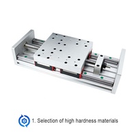 Table coulissante à rail de guidage carré HLTNC GX150 Xy, adaptée aux charges lourdes, aux machines CNC moyennes et grandes