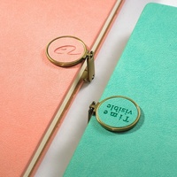 Bloc-notes personnalisables en cuir Pu, avec couverture rigide, wi-fi, chaîne aimantée, pour Journal intime, A5, haute qualité