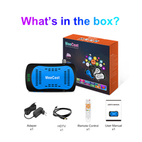 Receptor de TV Satelital DVB-S2 HD, Decodificador de Canales Gratuitos, Cc Cam, Receptor de TV Satelital Digital, Gx6605H, Decodificador de TV Gratuito