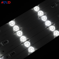Barres lumineuses publicitaires à cadre en aluminium rétroéclairées par 4 LED, haute qualité, DC24V, garantie 5 ans, économie d'énergie, courant constant