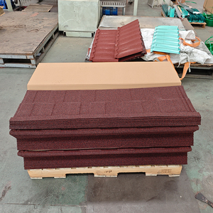 Tuile de <span class=keywords><strong>toiture</strong></span> en métal ondulé moderne revêtue de pierre - Ignifuge et imperméable pour immeubles d'appartements - Product Image 3