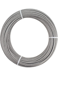 Tel testere taş kesim için 4.8mm 4.9mm 6x7 + 1x19 galvanizli tel halat