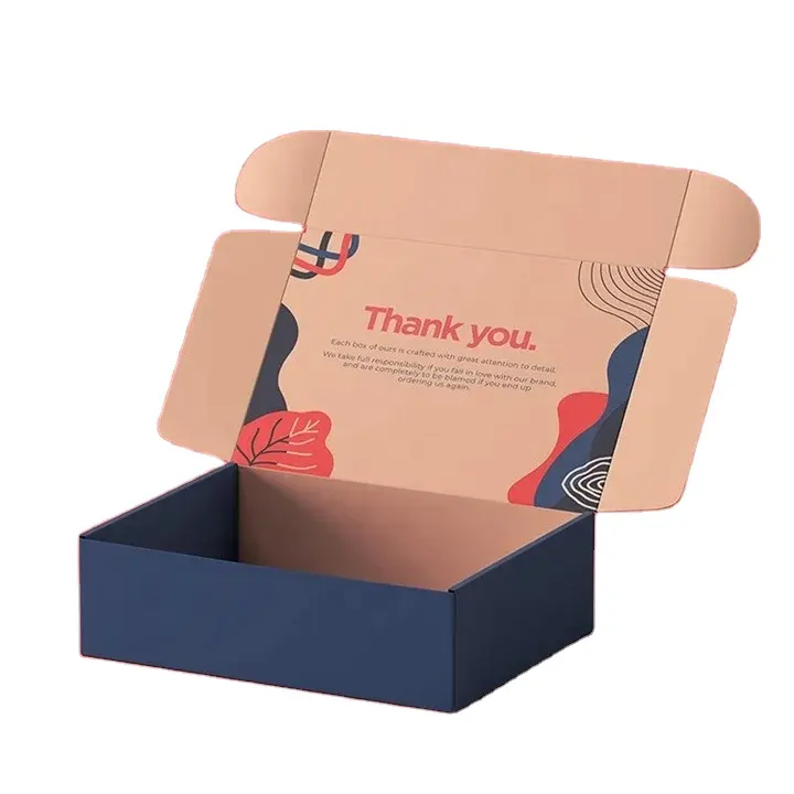 Corrugated Cardboard Mailer Gift Box Shipping Apparel Box for Packaging Dress Underwear Shirt