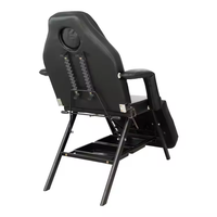 SW Mobilier de salon facial blanc multifonction chinois Lit à cils inclinable réglable avec chaises de rangement pour table de massage