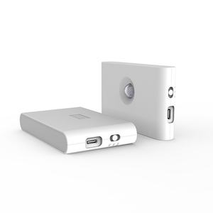 Lampe de nuit à induction LED sans fil avec charge USB et détection de présence humaine - Product Image 1