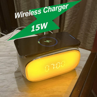 Sunirse Wecker Schlummerfunktion Sonnenuntergang-Schlafhilfe-Lampe BT-Musikbox für Kinder und Zuhause