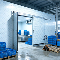 Chambres froides commerciales avec compresseurs haute efficacité, systèmes de congélation rapide et de stockage frigorifique walk-in